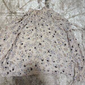 1. State Cream Floral Blouse